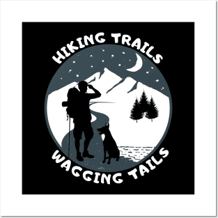 Hiking Trails Wagging Tails Posters and Art